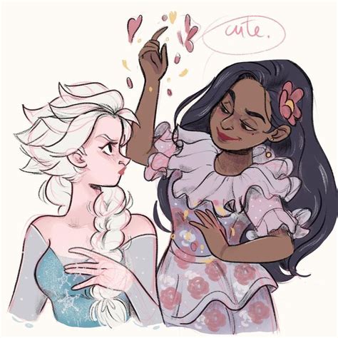 Torubie On Instagram A Quick Elsa ️ And Isabela🌸 Sketch I Did