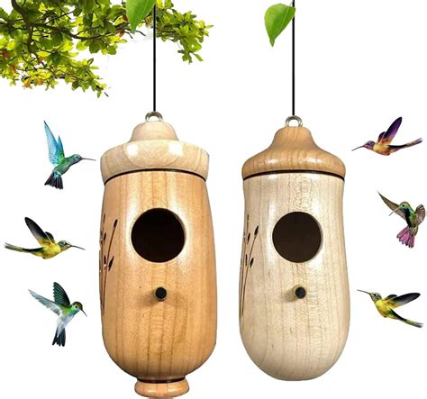 Amazon Keilani Wooden Hummingbird House Shirem Wooden Hummingbird