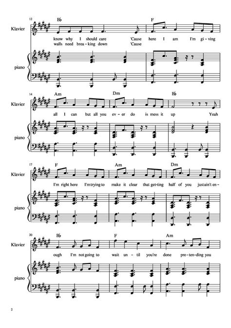 Naked Free Sheet Music By James Arthur Pianoshelf