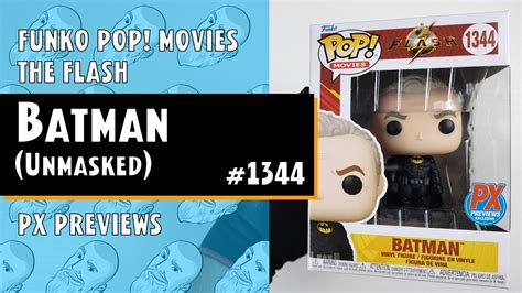 Funko Pop Batman Unmasked The Flash Px Previews Just