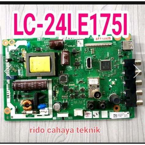 Jual Mainboard Mesin Tv Led Sharp Lc Le I Original Shopee Indonesia