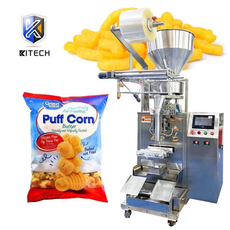 Kitech Automatic Nitrogen Vertical Form Fill Sealing Puffing Food