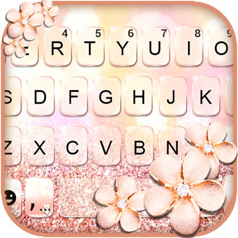 Rose Gold Glitter Keyboard The - Apps on Google Play