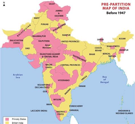 At Independence 565 Princely States Were Officially Recognized In