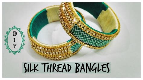 DIY silk thread bangles || How to make silk thread bangles|| || SILK ...