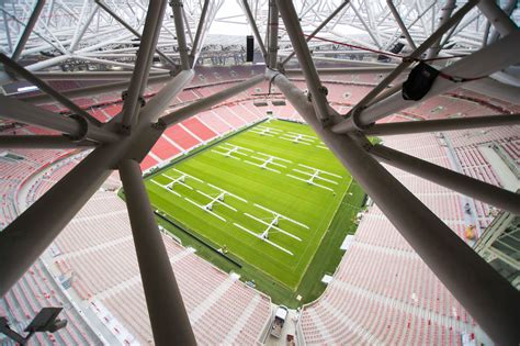 Puskas Arena Puskas Ferenc Stadium In Budapest Hungary New Stadium With In Built Wave Projects