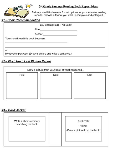 30 Book Report Templates And Reading Worksheets