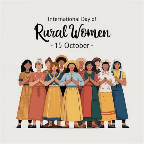 International Day Of Rural Women Illustration Premium Ai Generated Image