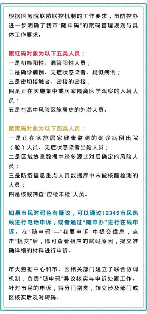 上海进一步明确“随申码”红码、黄码赋码管理规则澎湃号·政务澎湃新闻 The Paper