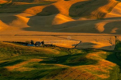 View Of Steptoe Butte In The Palouse Region Washington State Usa Stock