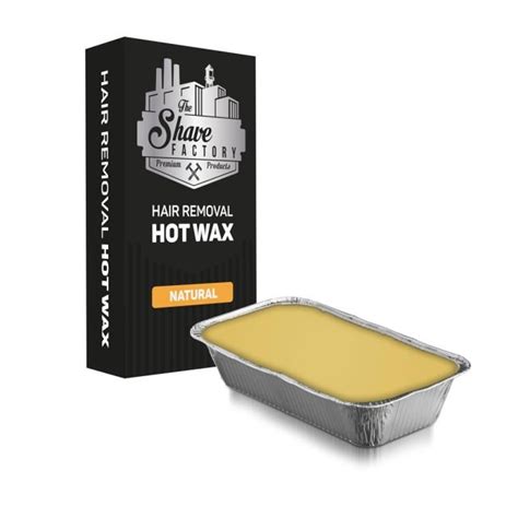 Shave Factory Hair Removal Hot Wax Natural 500g Barbertools Gr