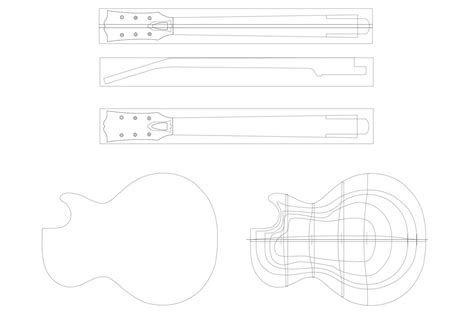 Guitar Neck Drawing At Explore Collection Of