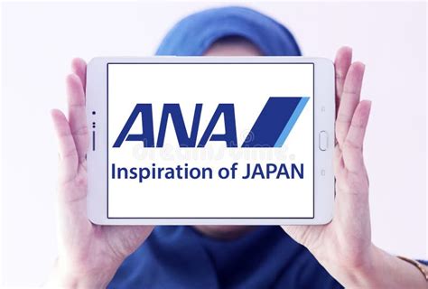 Ana airlines japan logo editorial stock image. Image of phone - 94913644