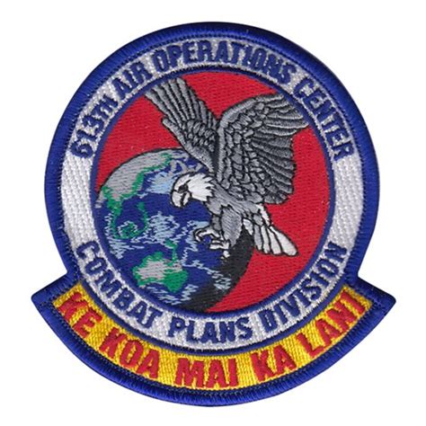 613 Aoc Combat Plans Division Patch 613th Air And Space Operations