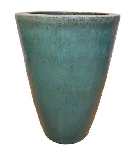 Vaso Vietnamita Cerâmica Importado Maldivas Grande Aqua D50cm x A76cm