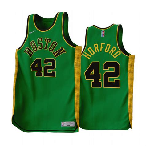 Mens Boston Celtics 42 Al Horford Green 2022 23 Earned Edition