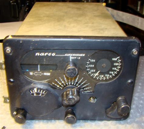 Vintage 13 Tube Type Narco Superhomer Vht 3 Aircraft Radio For Sale