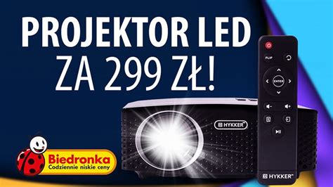 Hykker Led Vision Tani Projektor Dost Pny W Biedronce