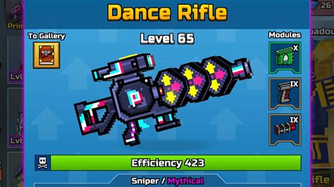 Mythical Dance Rifle Damage Test And Cat Spam Gameplay Pixel Gun D