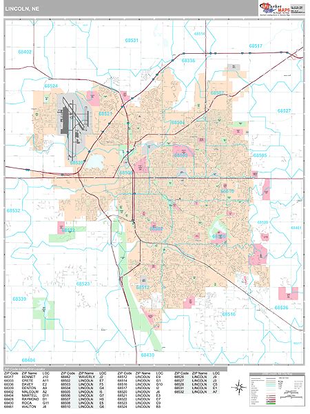 Zip Code Map Lincoln Ne Map