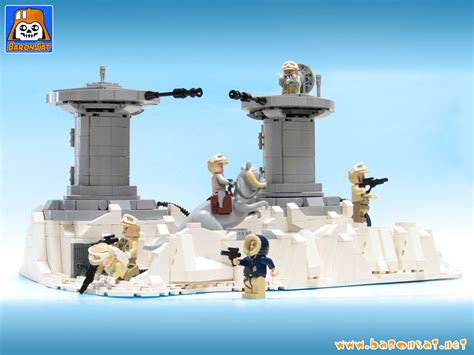 Lego moc Battle of Hoth custom model