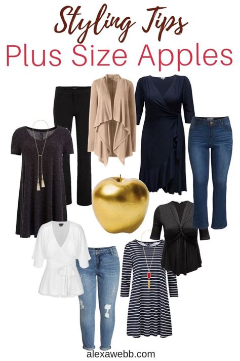 Styling Tips For Plus Size Apple Shapes Apple Shape Outfits Plus