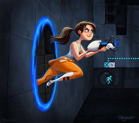 Chell Michael Dashow Portal Art Portal Game Portal Memes