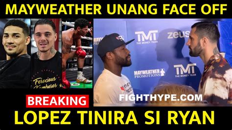 Casimero Bakbakan Na Mayweather Face OFF Sa Kalaban Teofimo Lopez