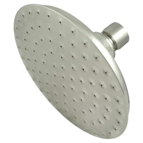 Kingston Brass 1 Spray 5 3 In Single Wall Mount Fixed Rain Shower Head In Brushed Nickel