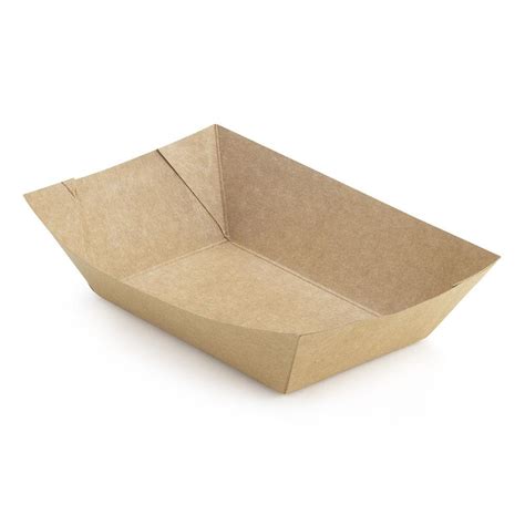 Barquette En Carton 39cl Kraft Brun Lot De 250 Pas Cher Welcome Office