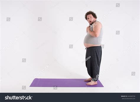 Funny Fat Man Yoga Stock Photo 644260720 | Shutterstock