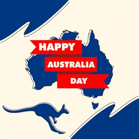 Premium Vector Happy Australia Independence Day Design Poster Banner