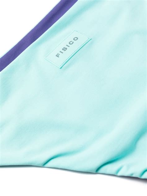 Fisico Logo Charm Halterneck Bikini Farfetch