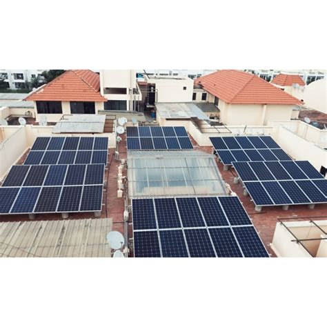 Solar Plant At Gopalan Habitat Apartment Ecosoch Solar