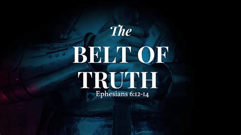 The Belt of Truth