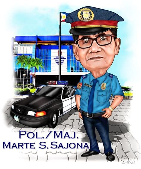 Pnp Officer Caricature Mario Characters Character