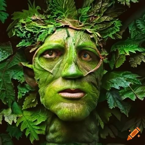 Artistic Representation Of The Green Man On Craiyon