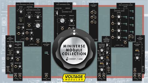 Miniverse Module Collection For Voltage Modular By Cherry Audio