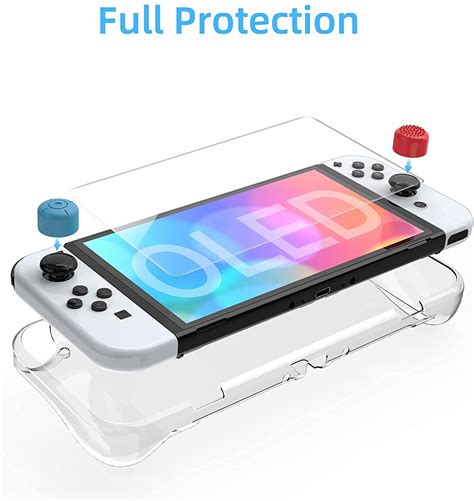 Heystop Case For Switch Oled Soft Tpu Case For Oled Model Joycon And