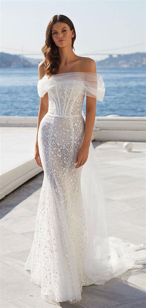 The Most Beautiful Off The Shoulder Wedding Dresses 2022 Mermaid Gown