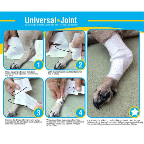 Universal Joint Bandage Pawflex Paw Bandages For Dogs And Pets