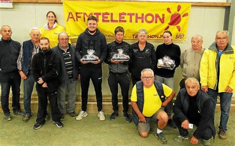 Quessoy Joli succès du concours de boules Bretonnes pour le Téléthon