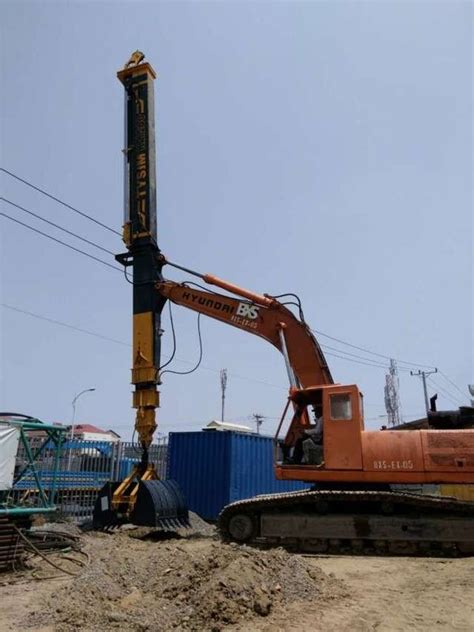 Tysim Km260 Excavator Telescopic Clamshell Boom For Extending