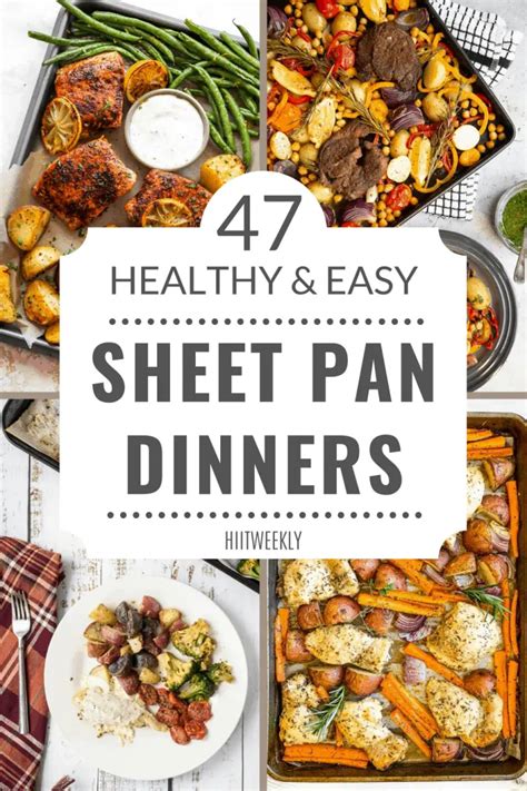 47 Healthy Sheet Pan Dinners That Are Easy To Make Hiit Weekly