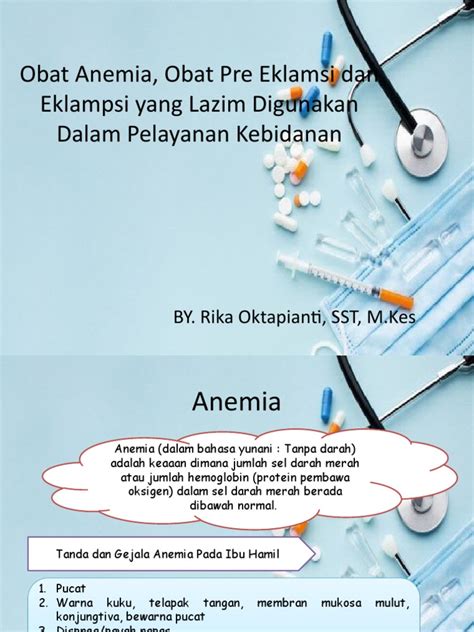 Obat Anemia, Obat Pre Eklamsi Dan Eklamsi | PDF
