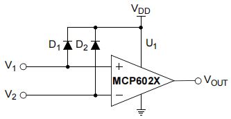 MCP6022 Op Amps Circuit Pinout And Datasheet