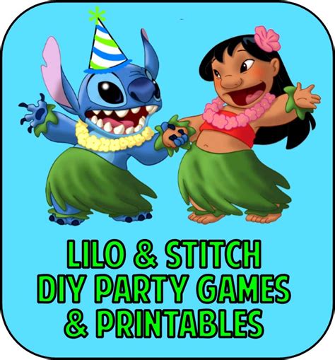 Lilo and Stitch Party Games & Printable Party Supplies