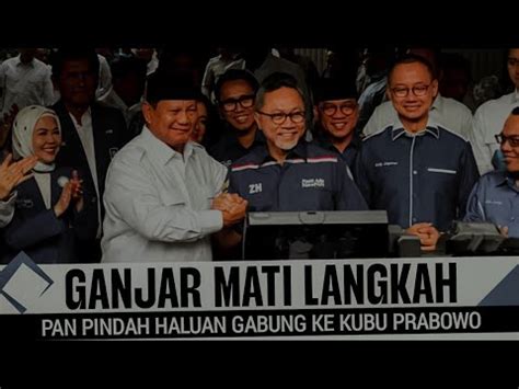 MATI KUTU TINGGALKAN GANJAR PAN KINI GABUNG KE KUBU PRABOWO YouTube