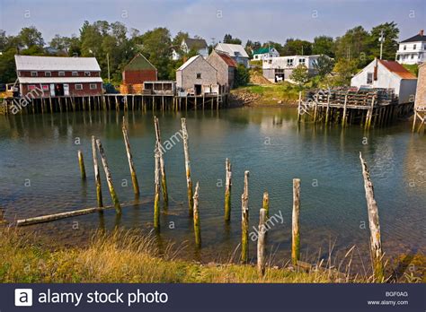 Seal Cove Harbour Mclaughlins Wharf Grand Manan Island Grand Manan