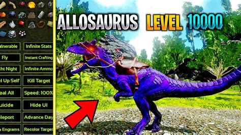 Ark Mobile Free God Console Ascendant Creature Taming Allosaurus